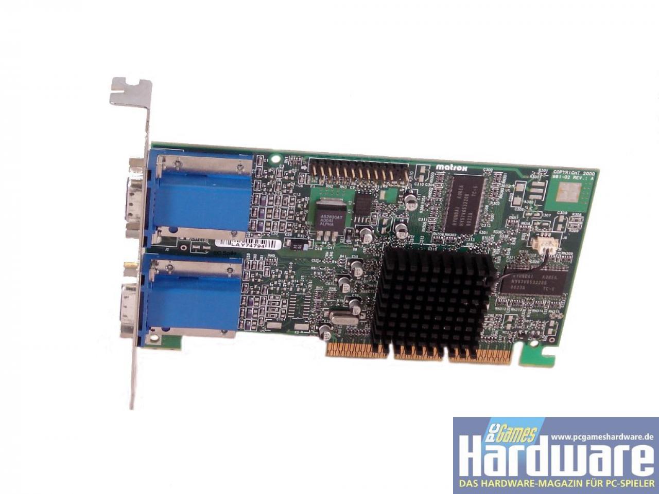 [19/01/2008] Matrox G450 DH LE mit 16 MiB VRAM (Bild: C.Spille/PCGH)