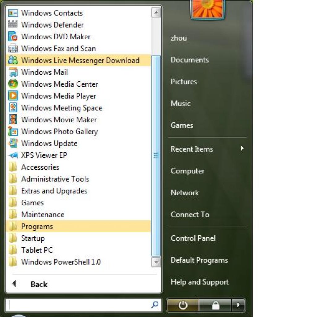 [24/01/2008] Windows 7: Die ersten Bilder sind im Netz (Bild: thinknext)