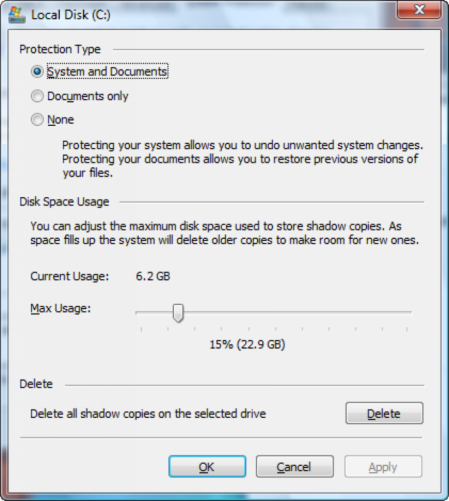 [30/01/2008] Windows 7: Backup und Wiederherstellungl (Bild: thinknext)