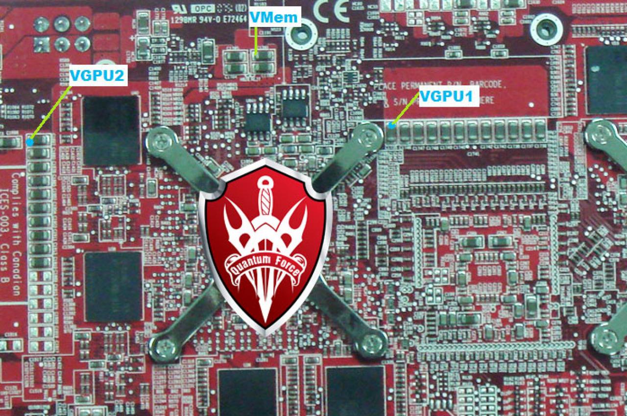 [04/02/2008] Radeon HD 3870 X2: Ein Voltmod ist eine riskante Sache bei der die Hardware ernshaft beschädigt werden kann.