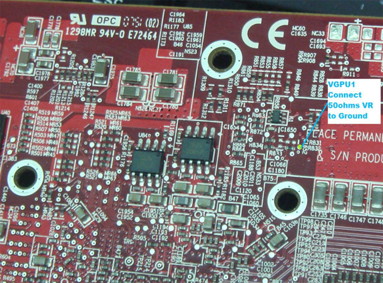 [04/02/2008] Radeon HD 3870 X2: Ein Voltmod ist eine riskante Sache bei der die Hardware ernshaft beschädigt werden kann.