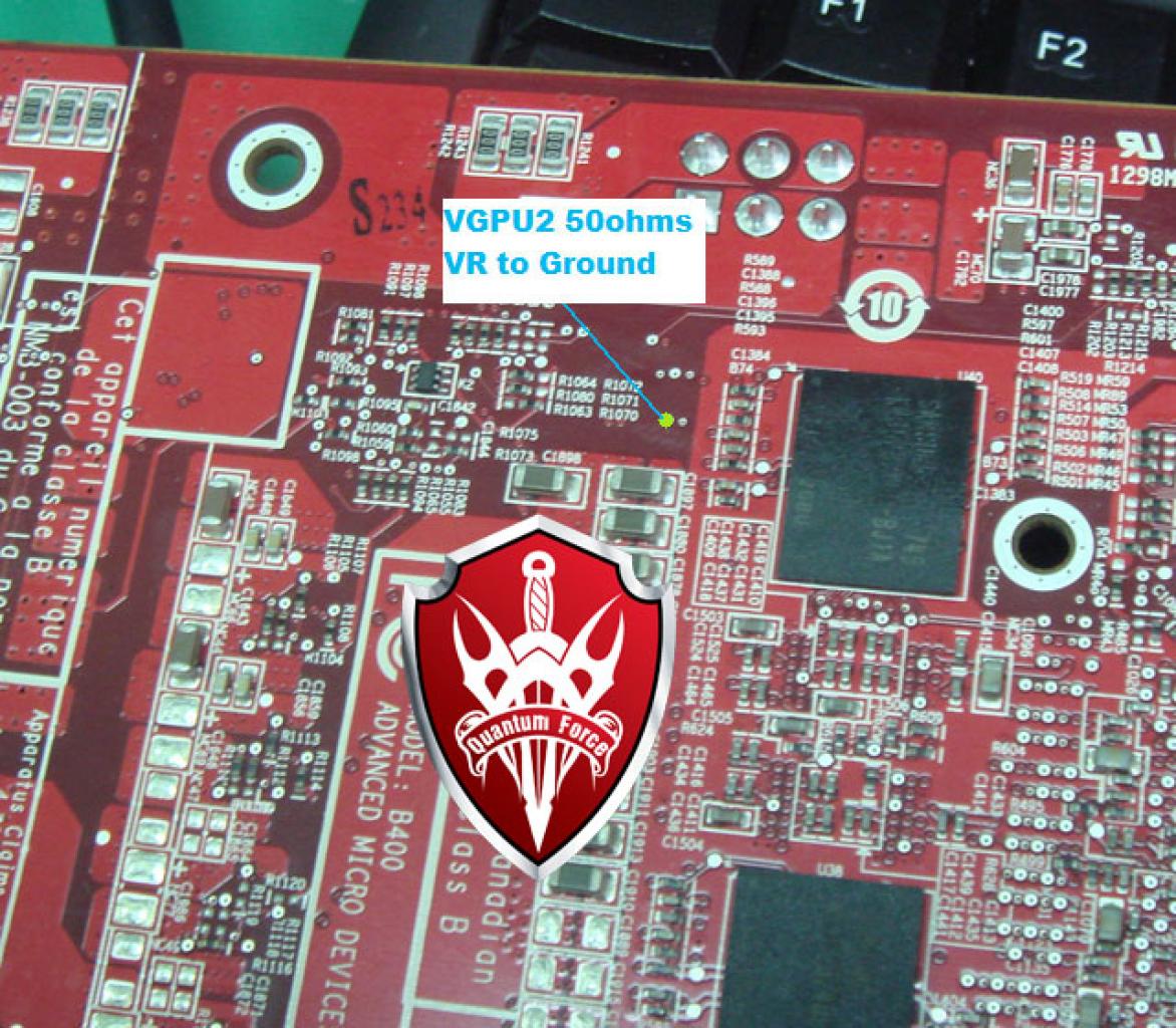 [04/02/2008] Radeon HD 3870 X2: Ein Voltmod ist eine riskante Sache bei der die Hardware ernshaft beschädigt werden kann.