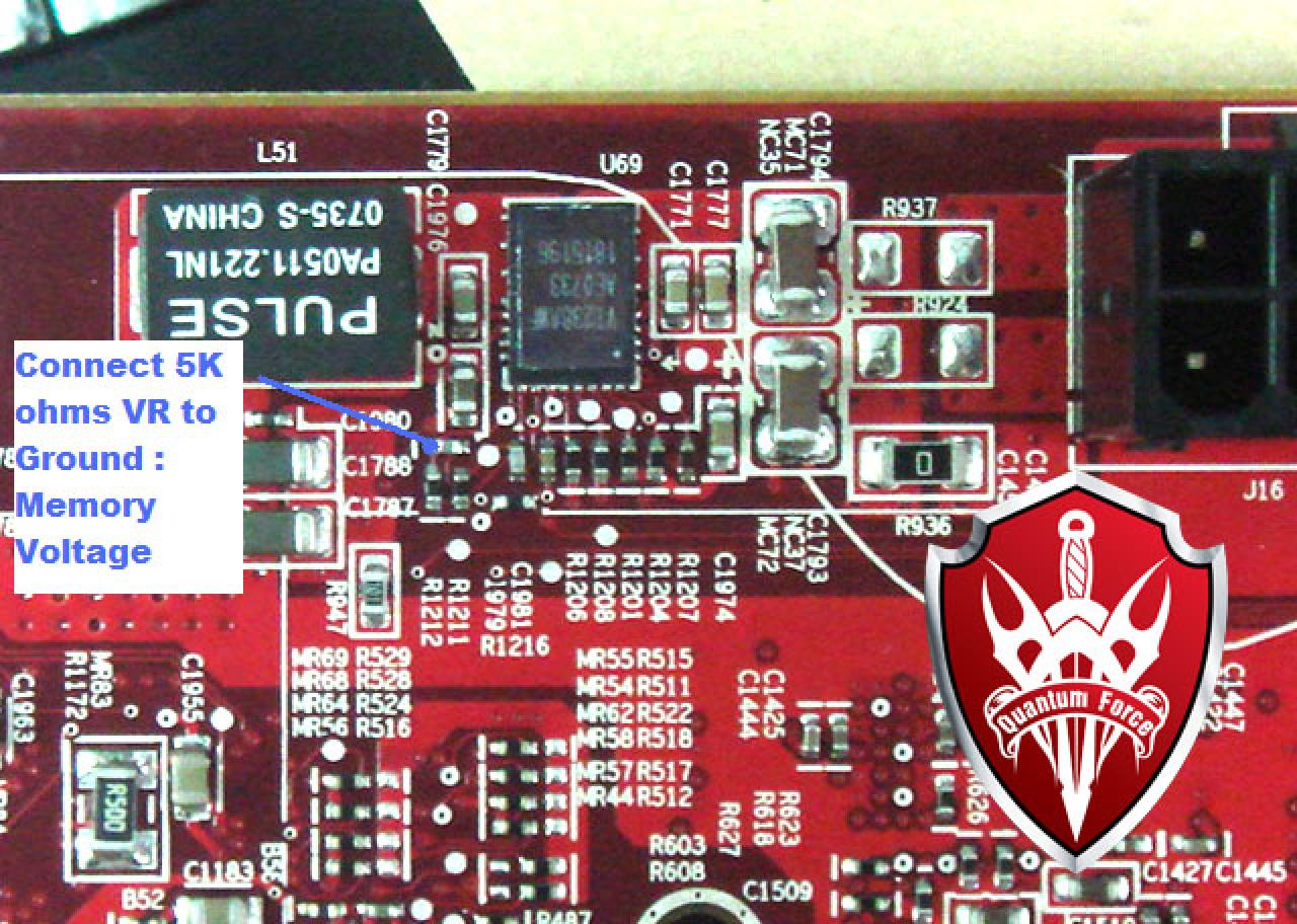 [04/02/2008] Radeon HD 3870 X2: Ein Voltmod ist eine riskante Sache bei der die Hardware ernshaft beschädigt werden kann.