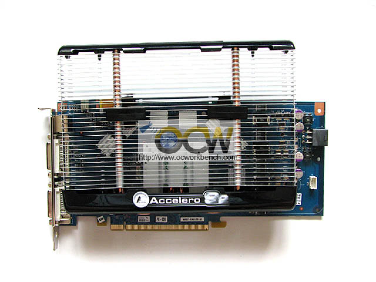 [23/02/2008] Die ECS N9600GT-512MX-P wird von Arctic Coolings bewährten Accelero S2 gekühlt
