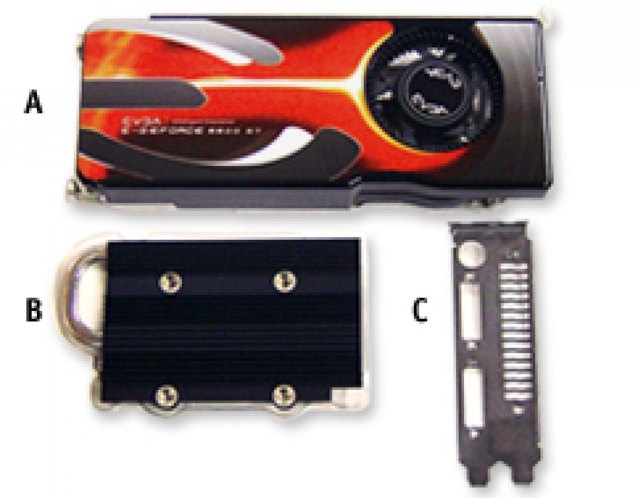 [17/02/2008] Das AKIMBO Dual-Slot-Fan-Kit soll auch Ihre Geforce 8800 GT einen kühlen Kopf bewharen lassen (Bild: Evga.com)