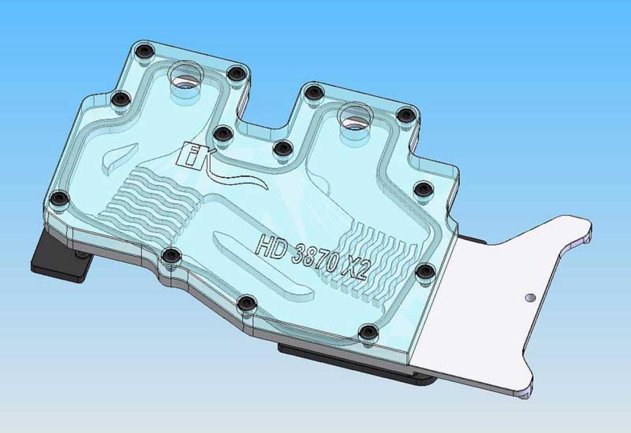 [01/02/2008] Auch eine vernickelte Version des EK-FC3780 X2 CF ist in Planung, sie soll für ca. 120 Euro erhältlich sein (Bild: ekwaterblocks.com)