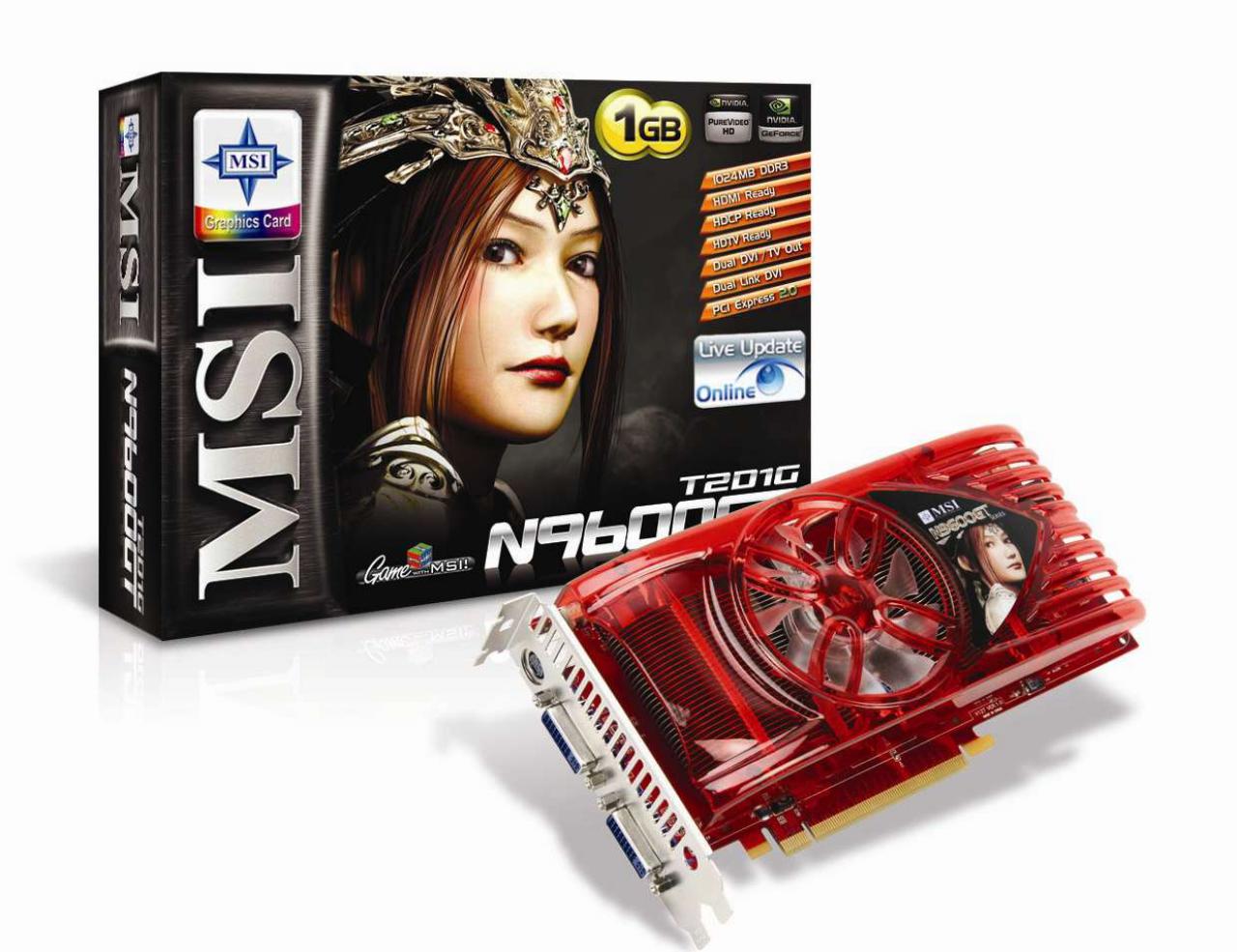 [22/02/2008] MSI N9600GT-T2D1G-OC (Bild: MSI)