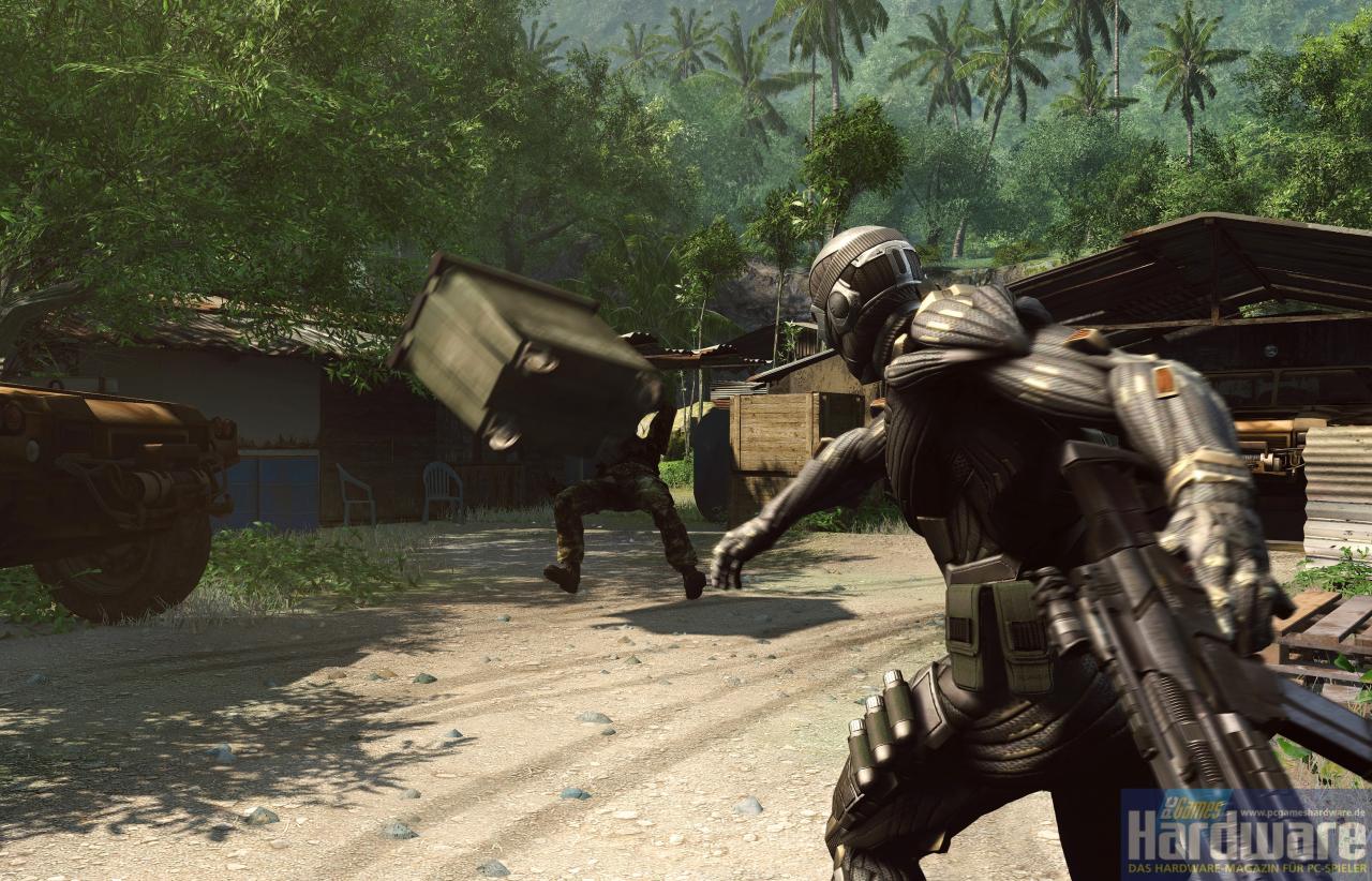 [22/02/2008] Der Sci-Fi-Shooter Crysis bietet mit einem aktuellen Spielerechner eine überragende Grafikpracht. (Bild: PCGH)