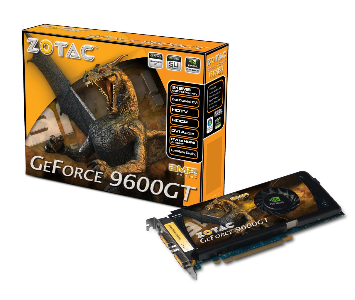 [22/02/2008] Zotac Geforce 9600GT AMP! Edition (Bild: Zotac)