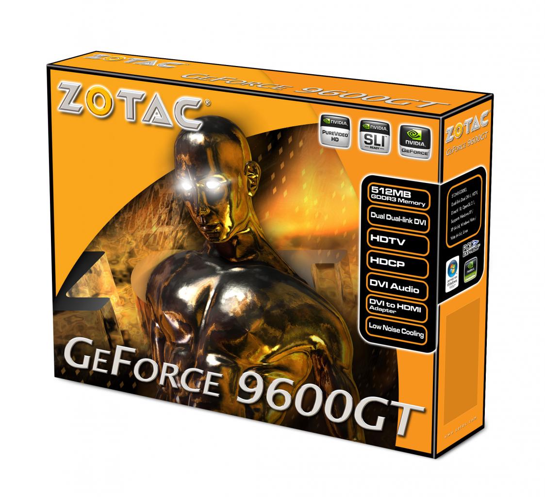 [22/02/2008] Zotac Geforce 9600GT (Bild: Zotac)
