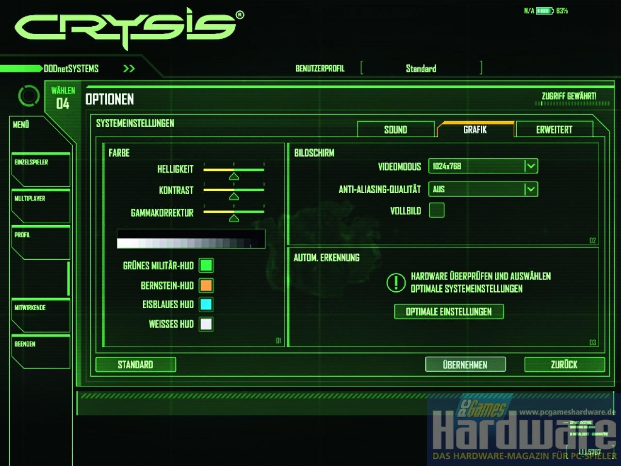 [01/02/2008] Crysis (Bild: PCGH)