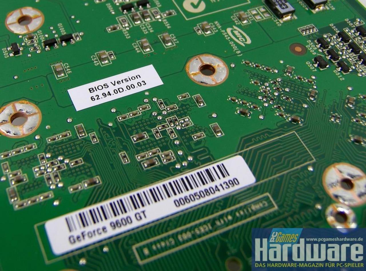 [21/02/2008] Geforce 9600 GT Review:BIOS-Version 62.94.0D.00.03 stand uns zur Verfügung. Das 