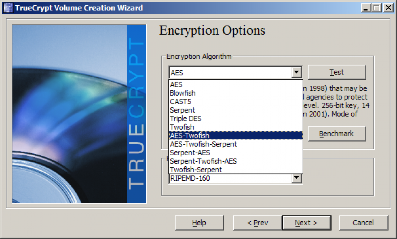 [07/02/2008] True Crypt Version 6.2a: Auch von True Crypt wird Windows 7 offiziell nicht unterstützt.