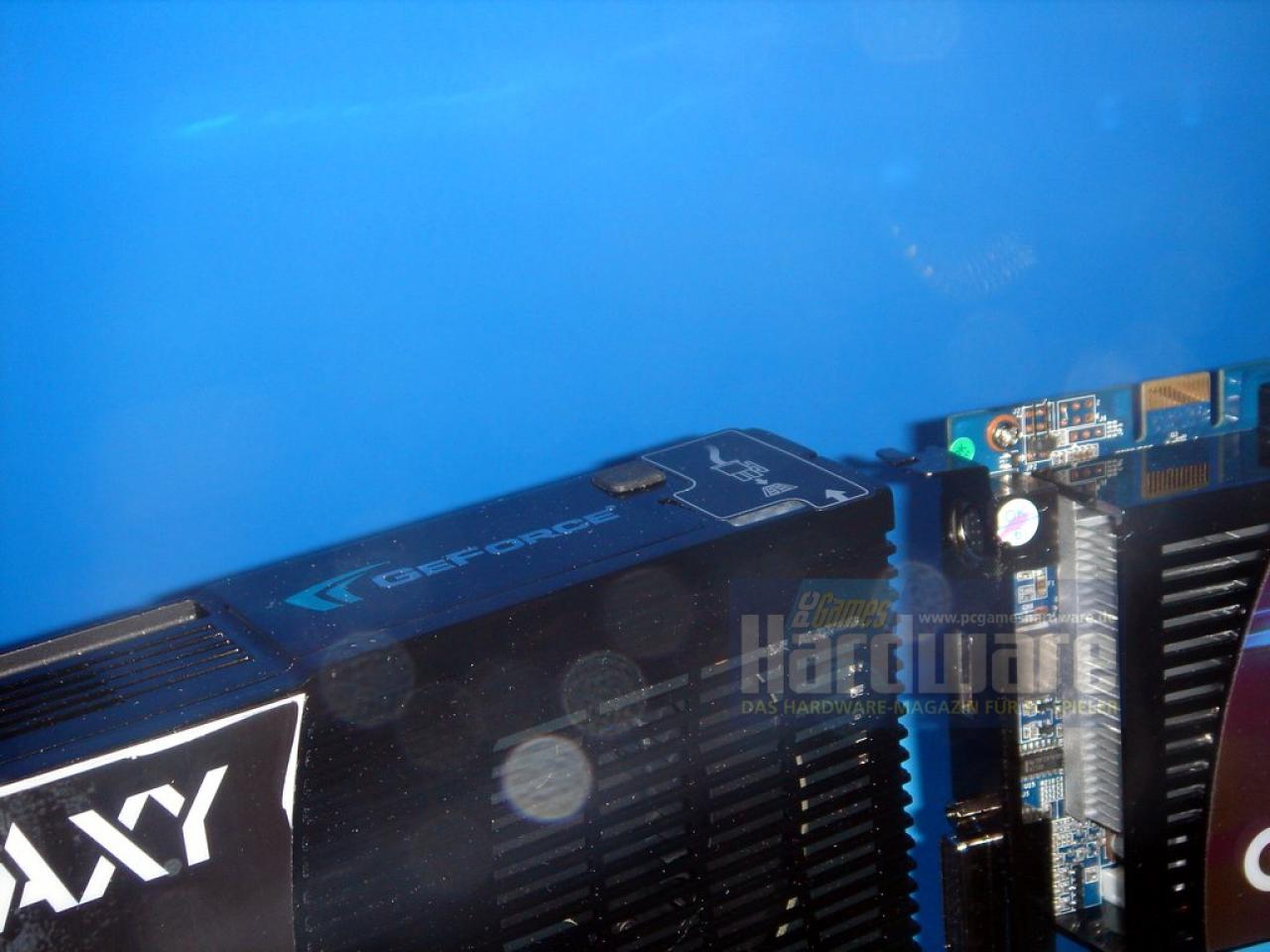 [04/03/2008] Nvidia Geforce 9800GX2: Auch die Galaxy-Karte entspricht dem Referenz-Modell.