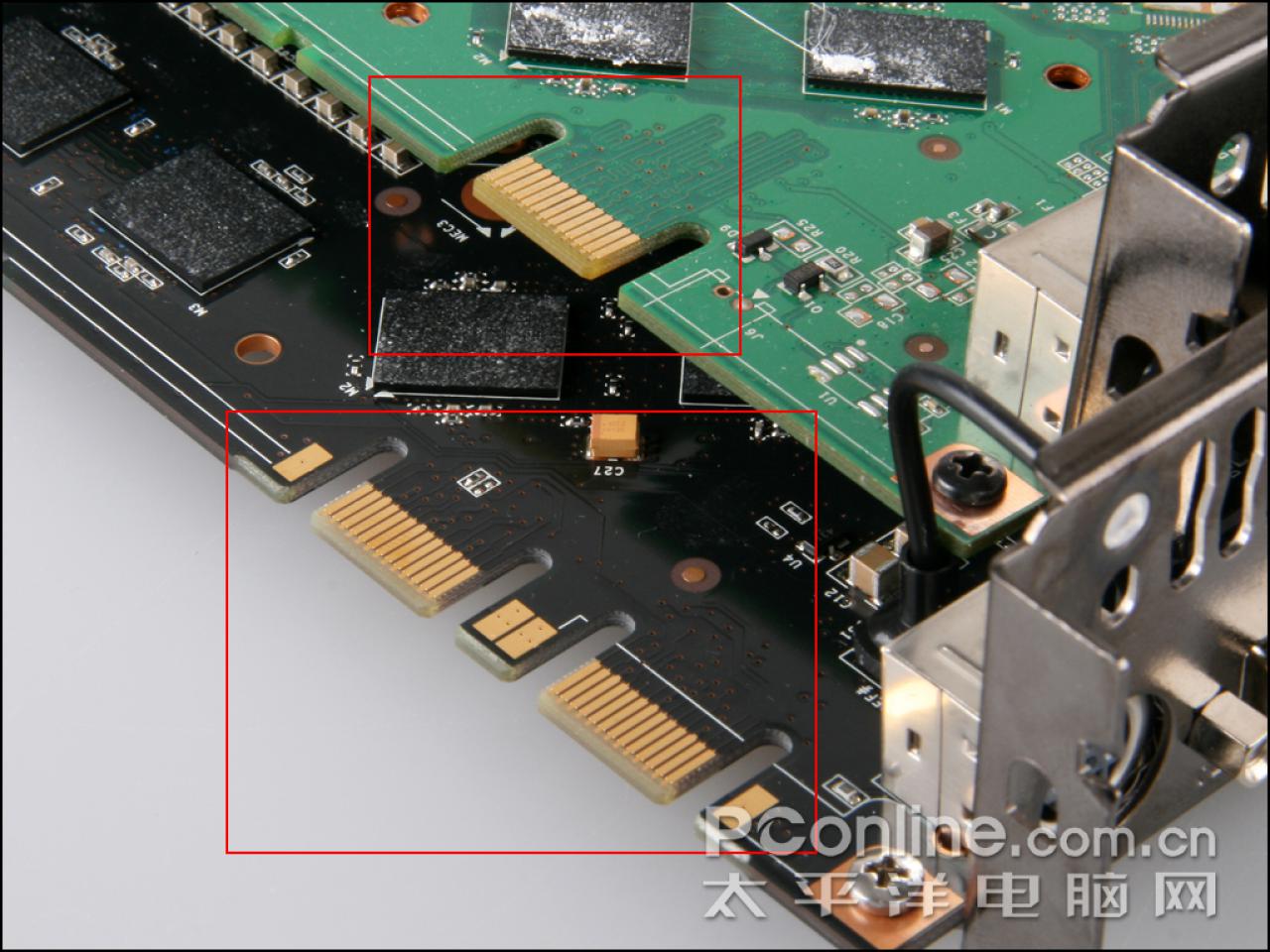 [15/03/2008] Geforce 9800 GTX: Die Geforce 8800 GTS/512 besitzt nur einen SLI-Connector (Bild: pconline.com)