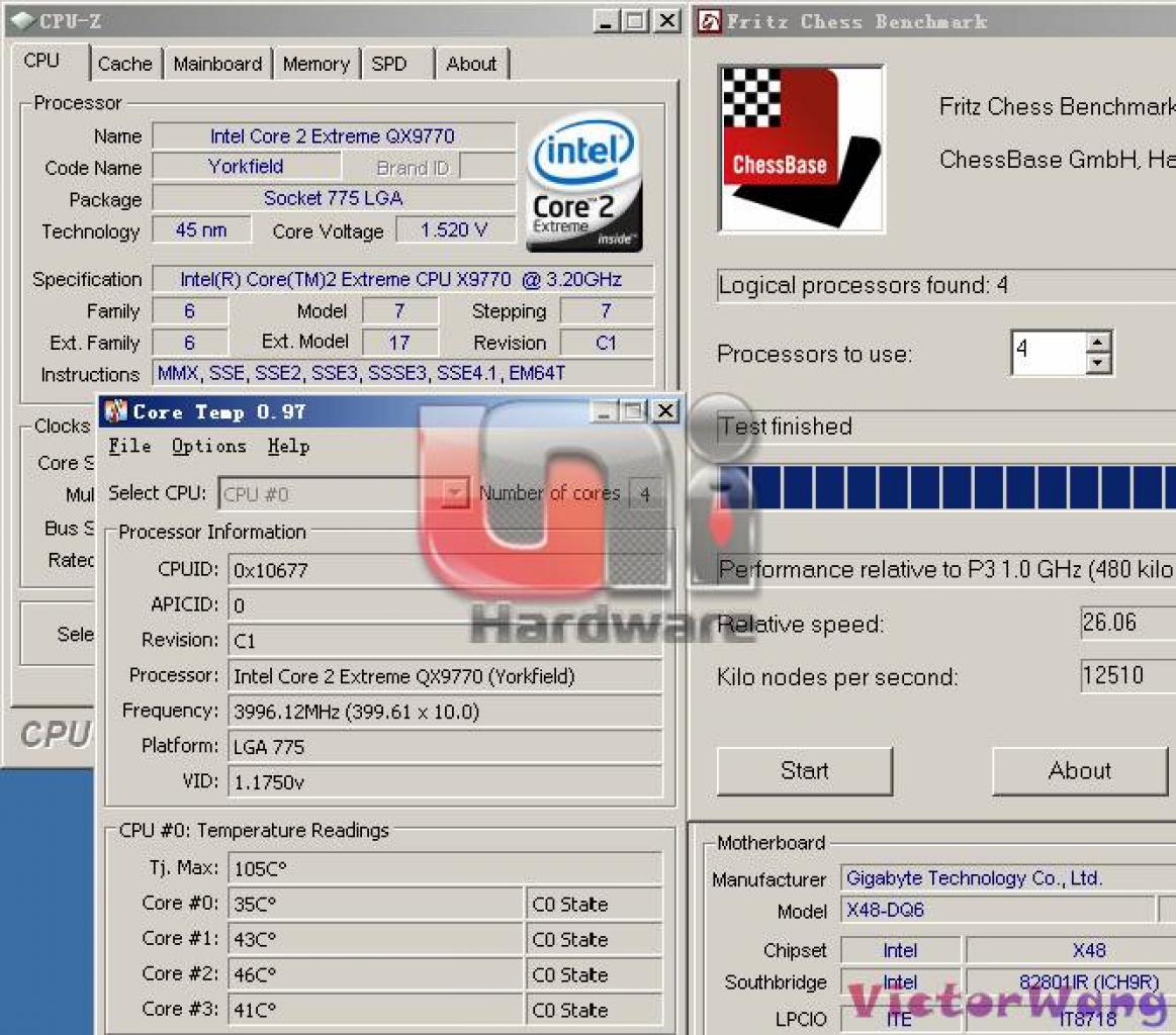 [25/03/2008] Intel QX9770 C1: Neues Stepping im Test (Bild: unihw.com)