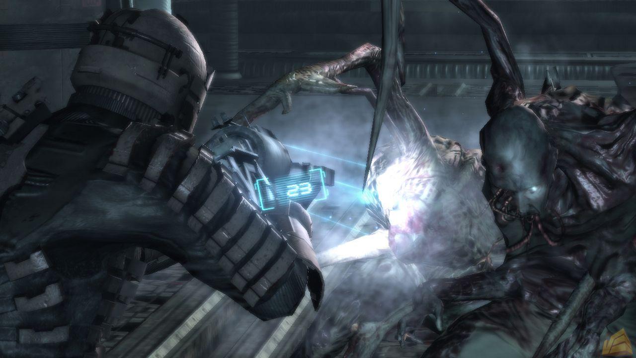 [04/03/2008] Dead Space (2008) verfügt über kein HUD und bietet eine Optik, die sich auch vor massiver Gewaltdarstellung nicht scheut