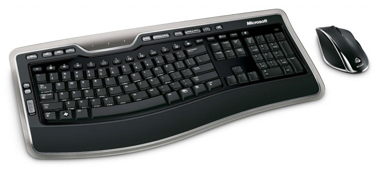 [12/03/2008] Wireless Laser Desktop 7000: Den touch-sensiblen Favorite-Keys können Sie per Tastendruck eine Website zuweisen (Bild: Microsoft.com) 