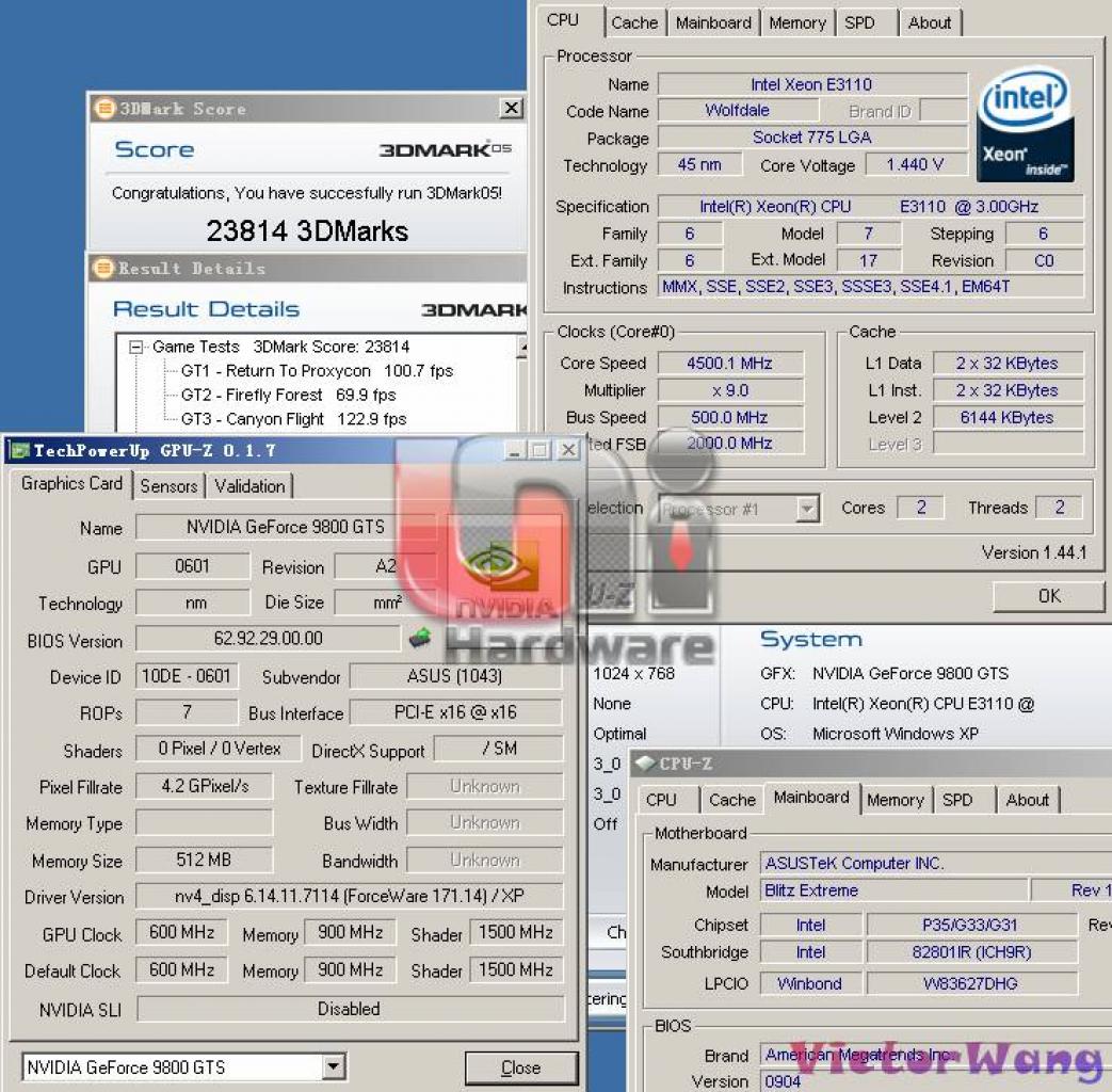 [05/03/2008] Geforce 9800 GTS: