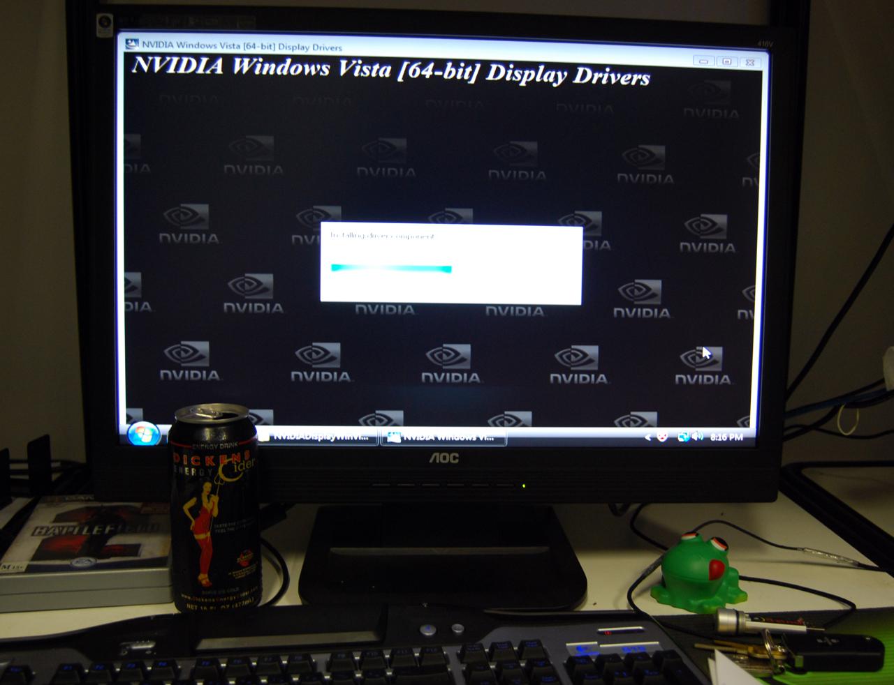 [19/03/2008] Geforce 9800 GX2: Vier G92-GPUs im Quad-SLI-Verbund (Bild: Tweaktown)