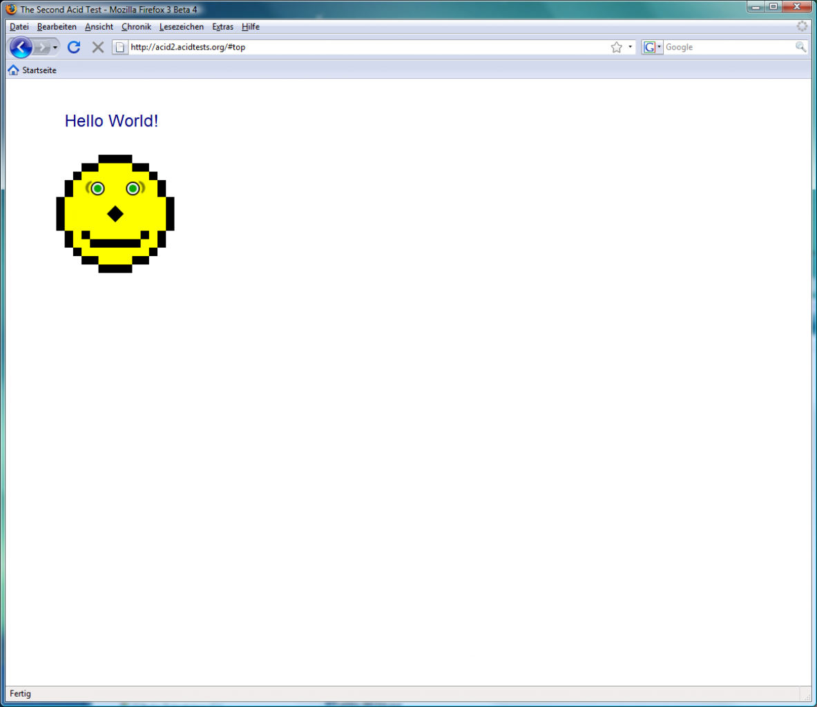 [12/03/2008] Acid Test 1 Firefox 3 Beta 4 (BIld: PCGH)