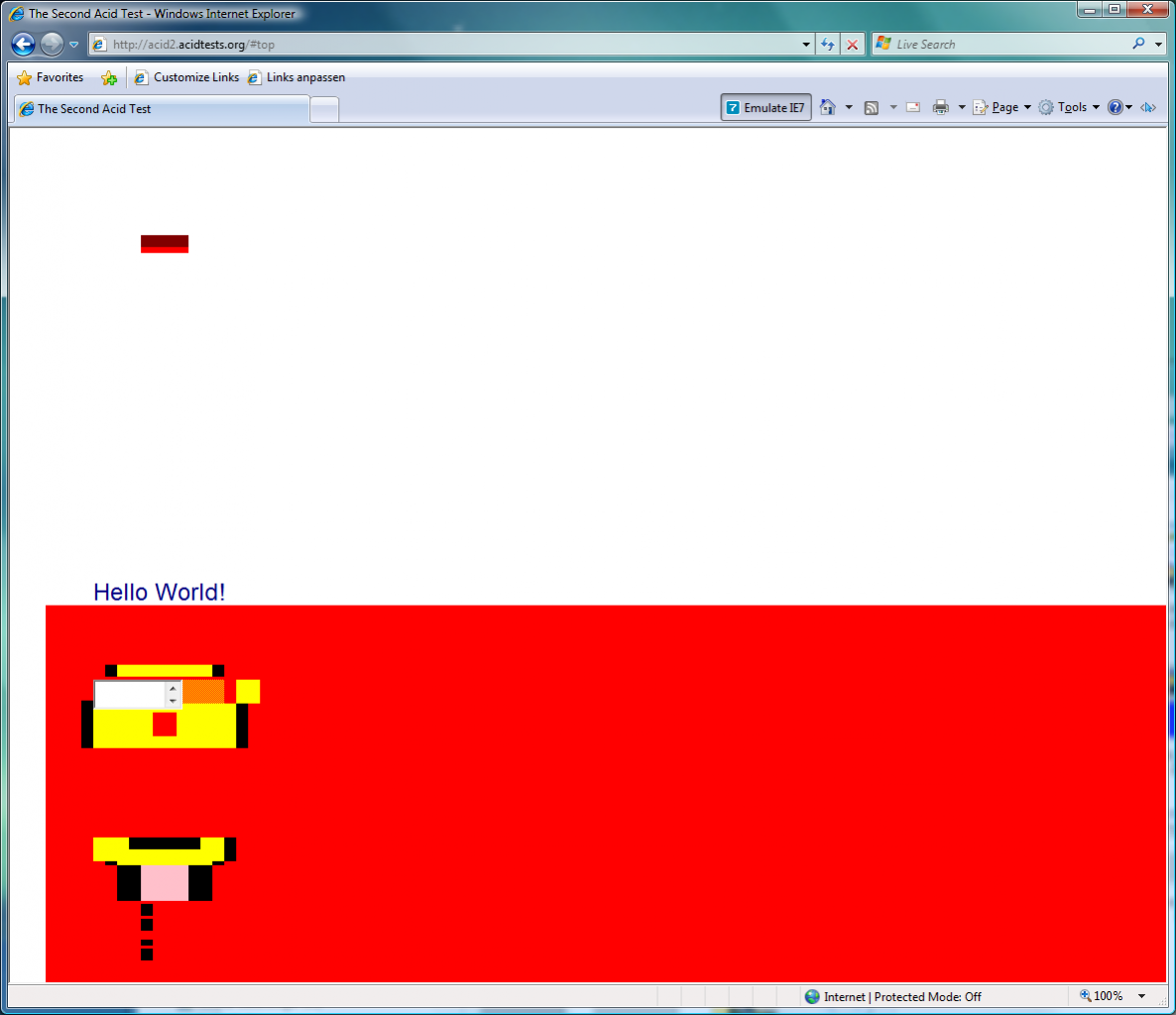[12/03/2008] Acid Test 2 Internet Explorer 8 Beta 1 IE6-Emulation (BIld: PCGH)