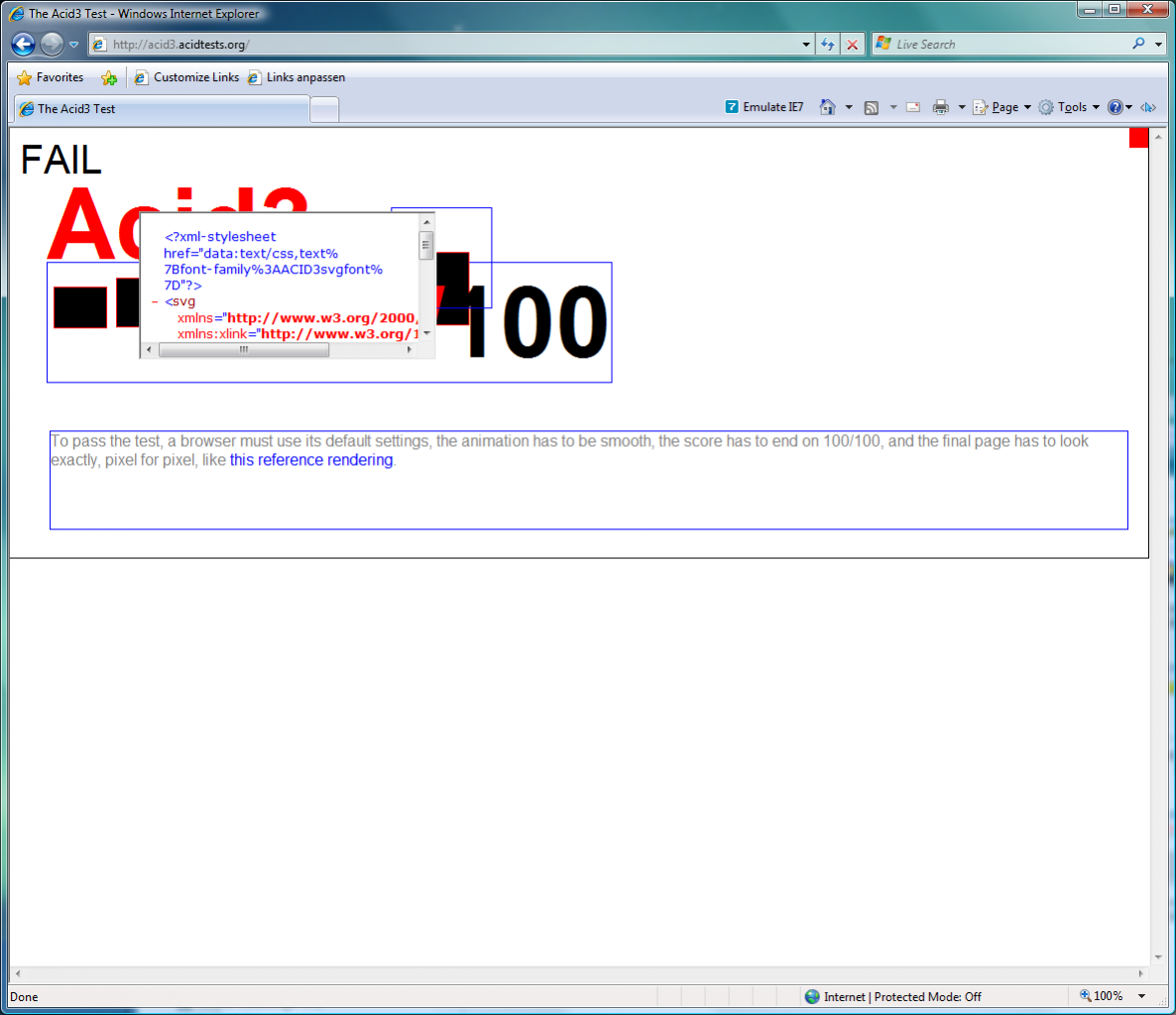 [12/03/2008] Acid Test 3 Internet Explorer 8 Beta 1 (BIld: PCGH)