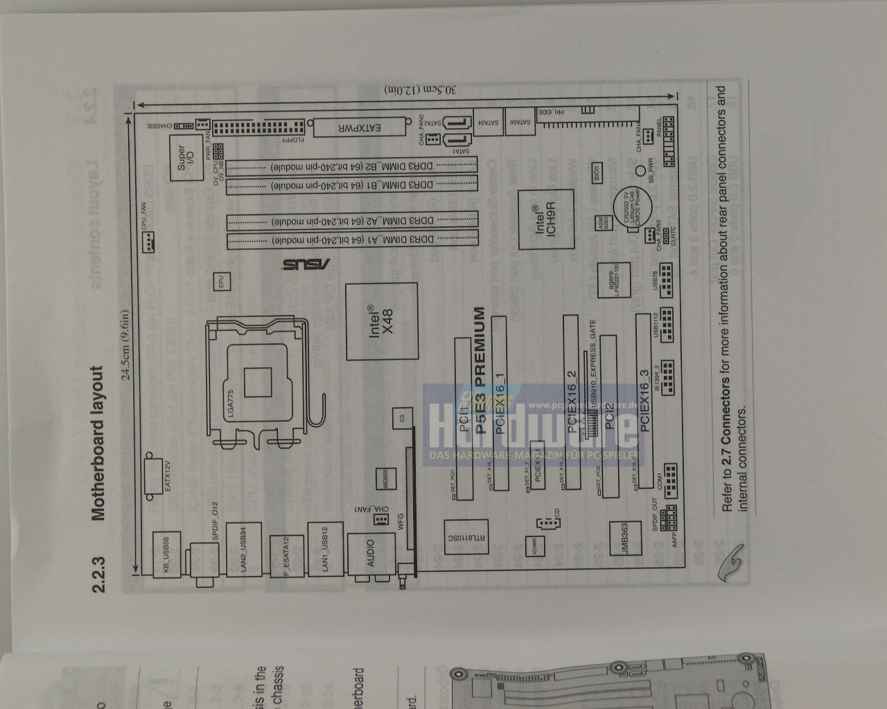 [14/03/2008] Asus P5E3 Premium (Bild: PCGH)