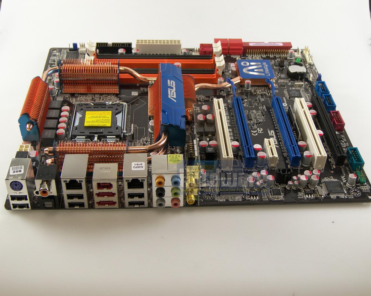 [14/03/2008] Asus P5E3 Premium (Bild: PCGH)