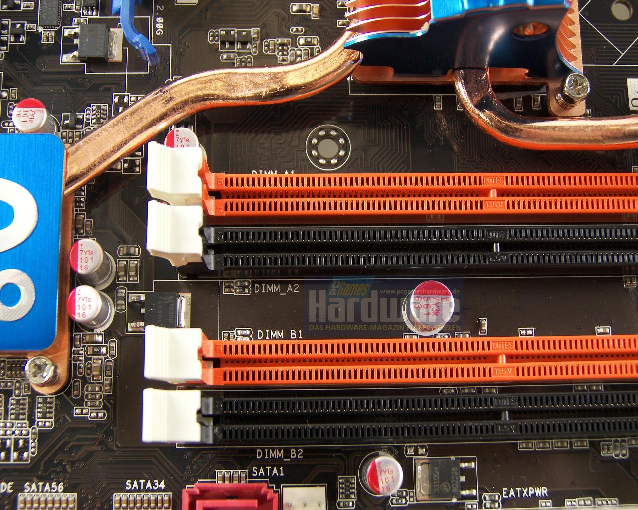 [14/03/2008] Asus P5E3 Premium (Bild: PCGH)