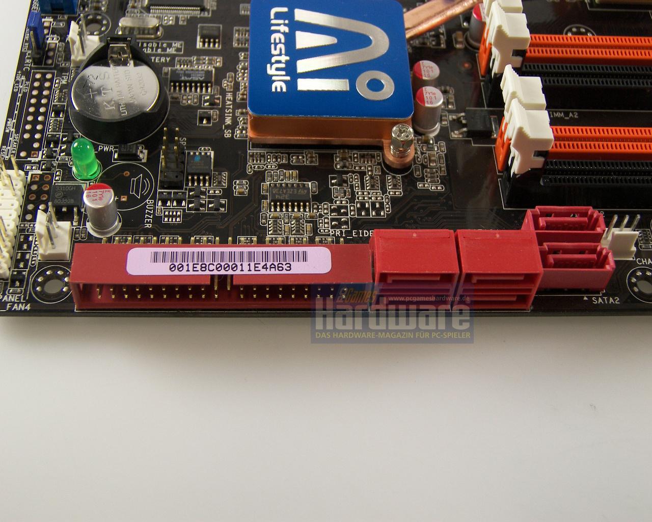 [14/03/2008] Asus P5E3 Premium (Bild: PCGH)