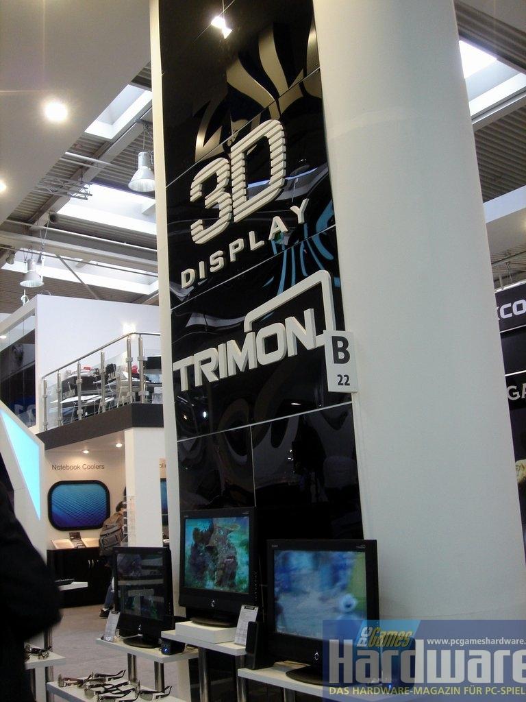 [04/03/2008] Der 3D-Stand von Zalman (Bild: PCGH)