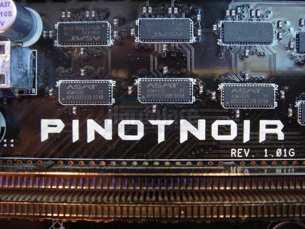 [05/03/2008] Asus-Studie: Pinotnoir: Edel-Mainboard auf X48-Basis (BIld: PCGH)
