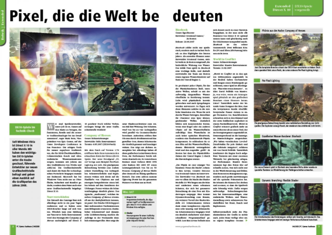[03/03/2008] Alle wichtigen Spiele kurz vorgestellt. (Bild: PCGH)