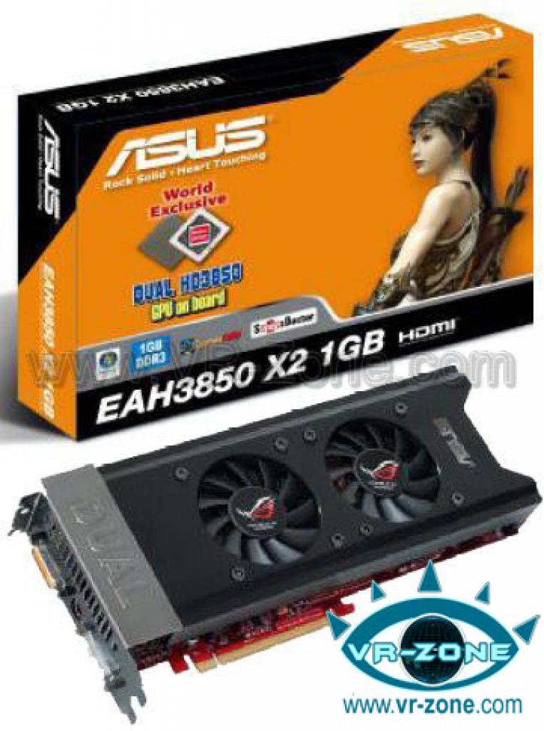 [28/03/2008] Asus EAH3850 X2: Wird Asus der Einzige Hertsteller mit einer entsprechenden Karte im Angebot sein? (Bild: vr-zone.com)