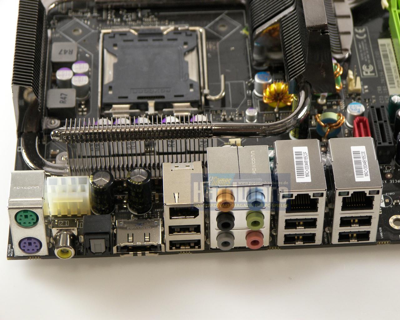[18/03/2008] EVGA Nforce 790i Ultra SLI (Bild: PCGH)