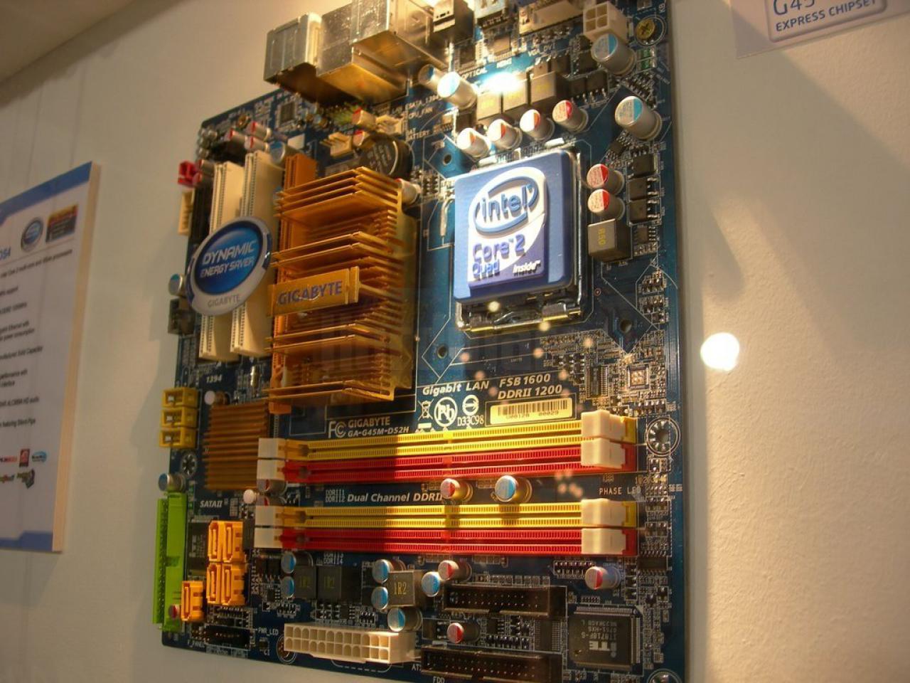 [04/03/2008] G45: Gigabyte (Bild: PCGH)