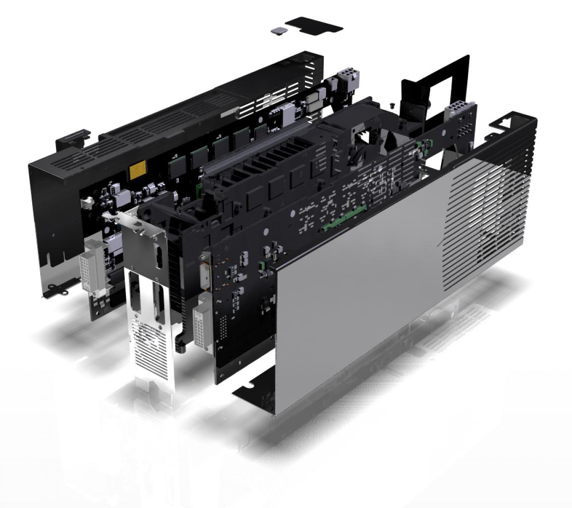 [18/03/2008] Geforce 9800 GX2 Review: Die Explosionszeichnung zeigt sehr gut, wie die 9800 GX2 aufgebaut ist. (Bild: Nvidia)