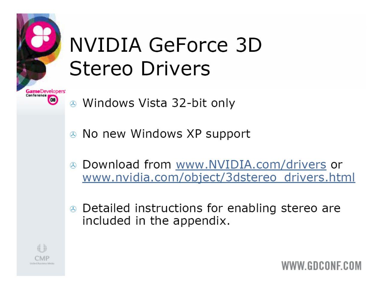 [13/03/2008] 3D-Stereoskopie auf Geforce-Grafikkarten