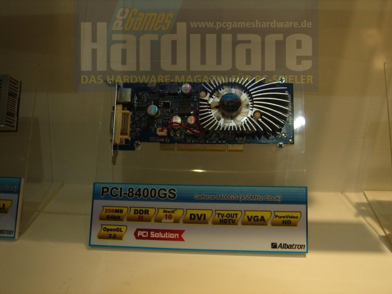 [03/03/2008] Albatron Geforce 8400 GS PCI (Bild: PCGH)