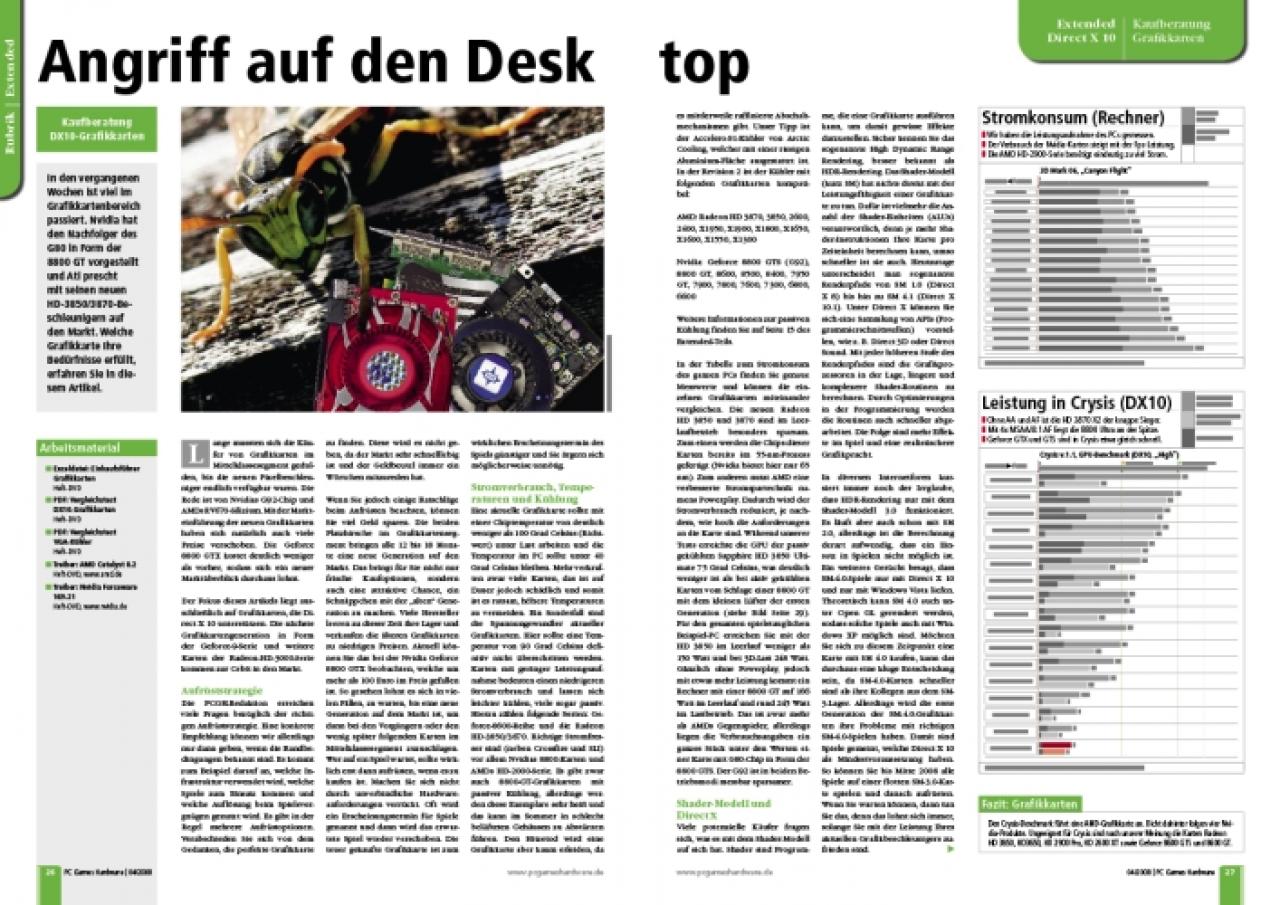 [03/03/2008] Die richtige Grafikkarte (Bild: PCGH)