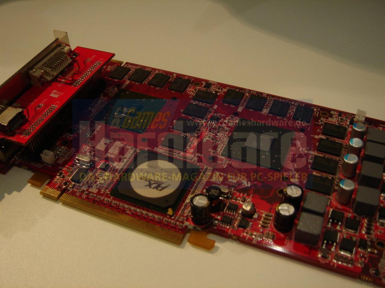 [04/03/2008] Radeon HD3870 X2: Nun auch mit GDDR4-Speicher und kürzerem PCB (Bild: PCGH)