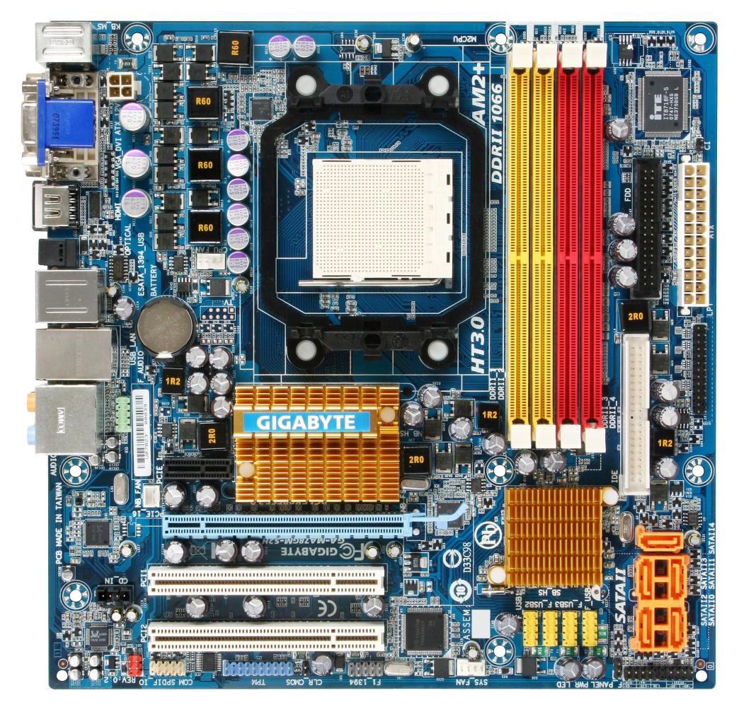 [10/03/2008] Gigabyte GA-MA78GM-S2H (Bild: Gigabyte)