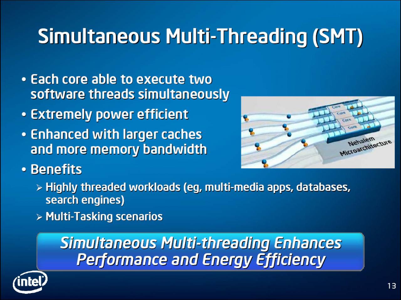 [17/03/2008] Neue Details zum Nehalem (Bild: Intel)
