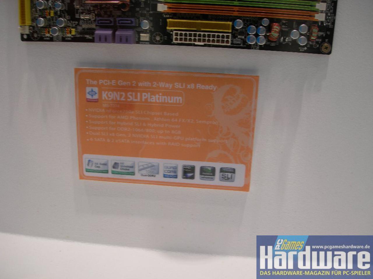 [03/03/2008] Nforce 750a SLI: MSI (Bild: PCGH)