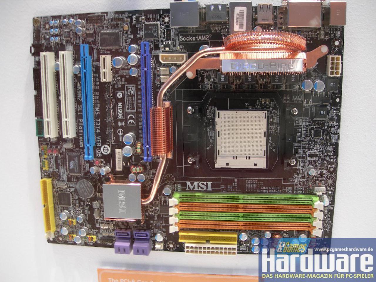 [03/03/2008] Nforce 750a SLI: MSI (Bild: PCGH)