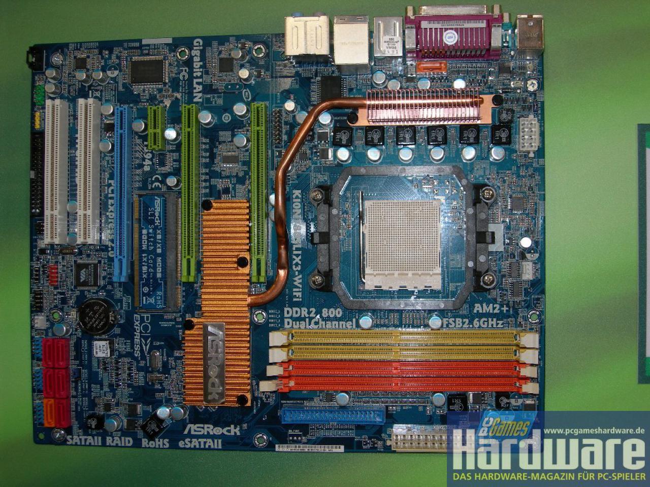 [03/03/2008] Nforce 780a SLI: Asrock (Bild: PCGH)