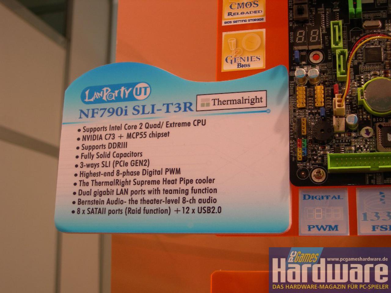 [03/03/2008] Nforce 790i SLI: DFI (Bild: PCGH)