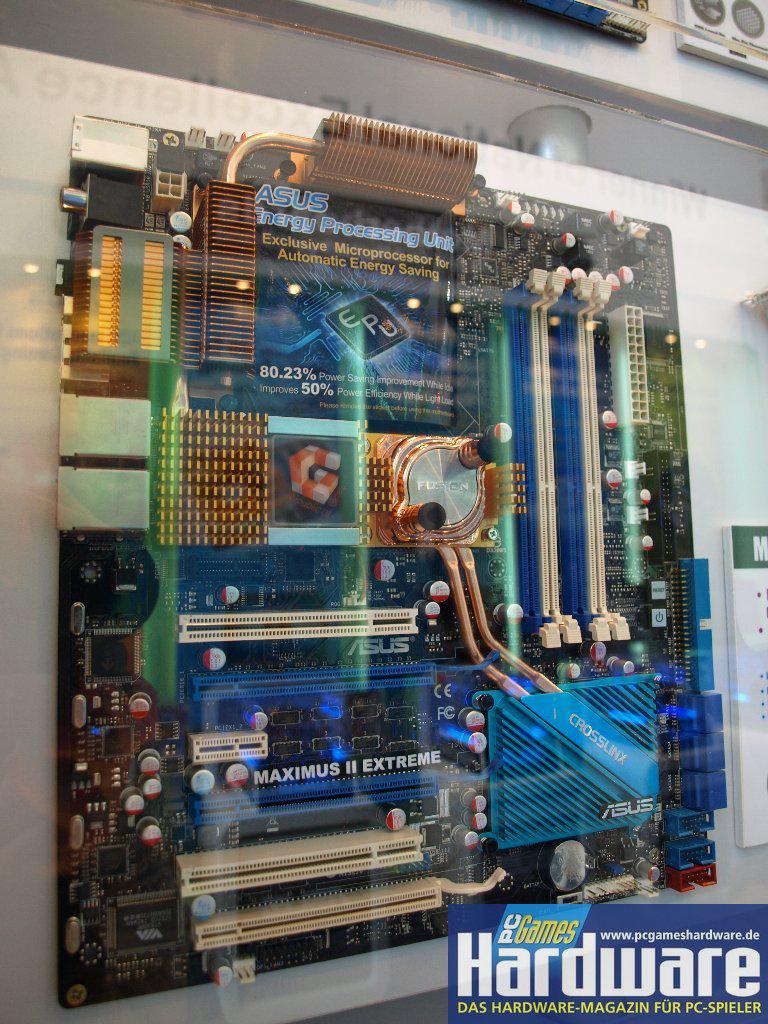[03/03/2008] Asus P45 Maximus 2 Extreme (Bild: PCGH)