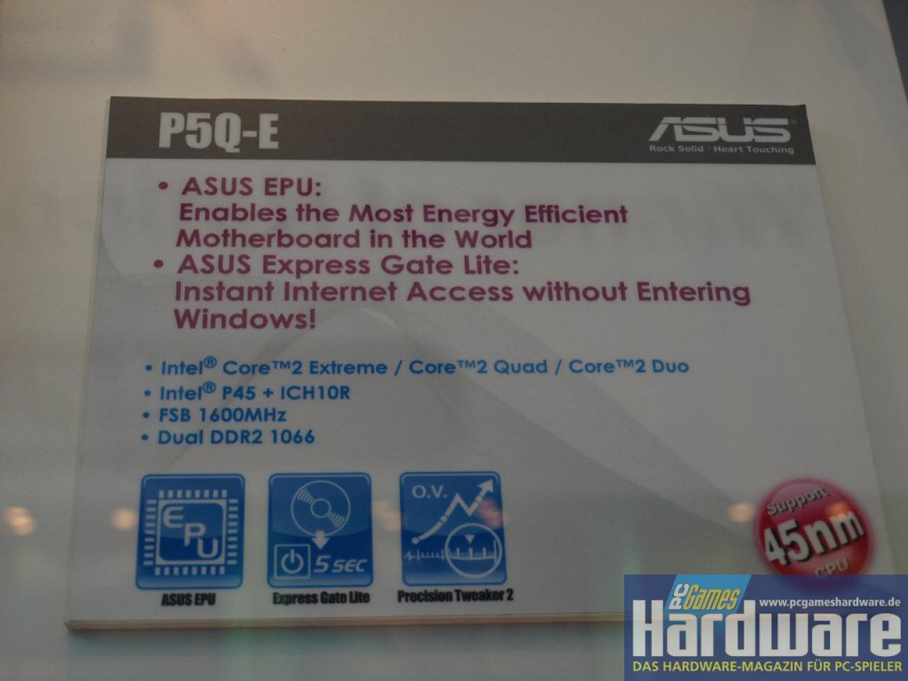 [03/03/2008] Asus P5Q (Bild: PCGH)
